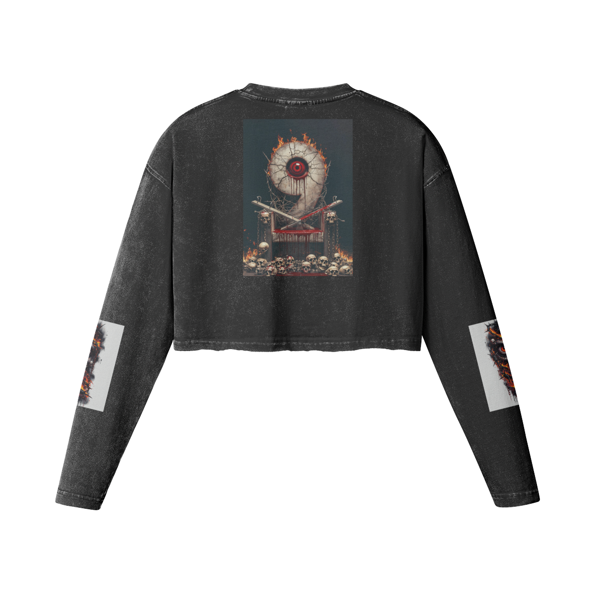 9th Circle Logo Crop Tee